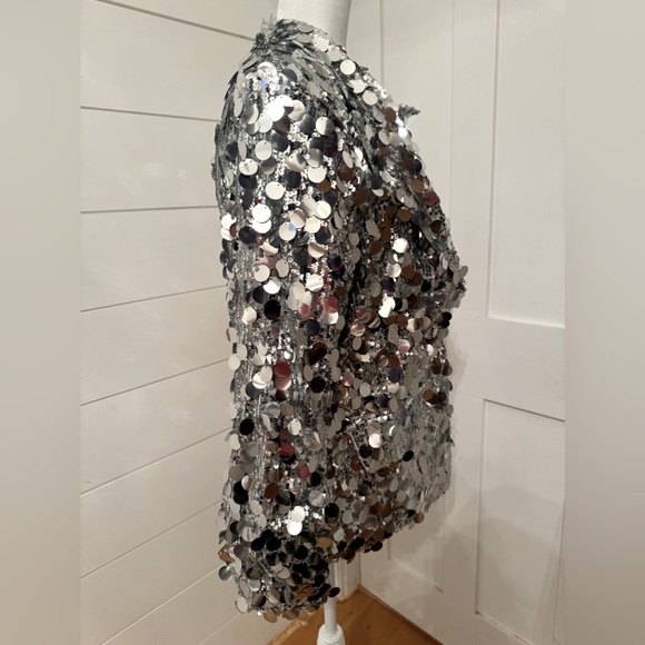 Nasty Gal - Premium Mixed Sequin Double Breasted Blazer - SOLD OUT - worn once - Picture 8 of 8